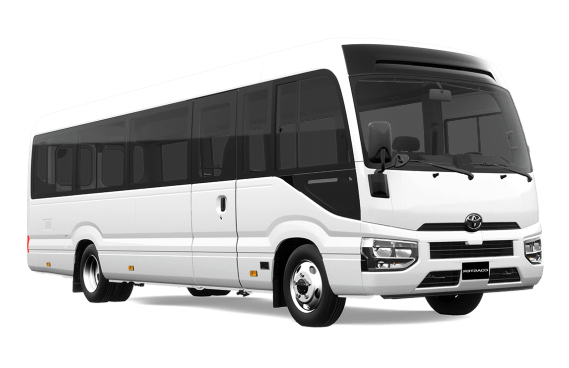 Toyota Coaster Bus 2023 Model | Staff Bus Hire Service in Abuja, Lagos Also available in Kano, Port Harcourt & other major cities in Nigeria.